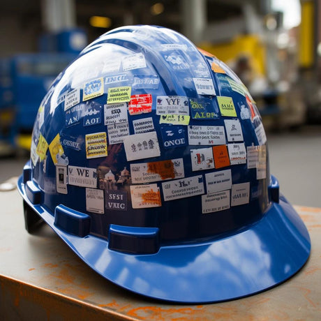 Custom Hard Hat Stickers