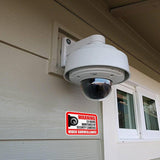 10-Pack Weatherproof Video Surveillance Signs: Protect Your Property with Confidence! - Decords