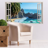 Decorative Paradise Vista Wall Sticker, Removable Wall Art Decal - Decords