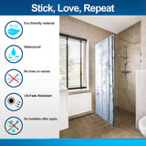 Shower Door Decal Tranquil Bamboo Forest - Ethereal Misty Reed Sticker for Bathroom Privacy - Decords