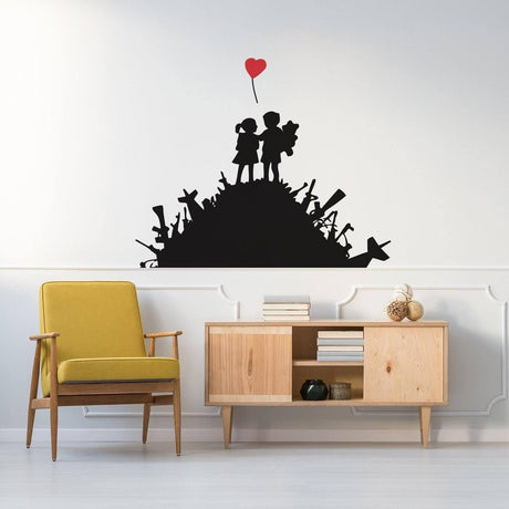 Urban Design Wall Decal – Artistic & Contemporary Wall Adhesive Art - Decords