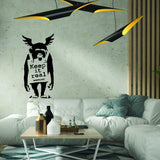 Contemporary Banksy Monkey Graffiti Decal - Urban Expression Wall Art Sticker - Decords