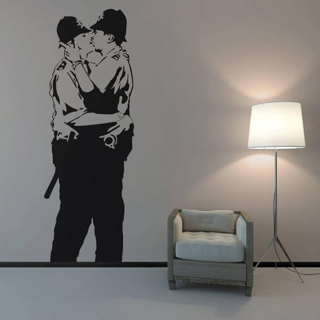 Urban Love Bold Affection Statement Wall Decal - Adhesive Art Sticker - Decords