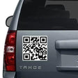 Custom QR Code Decal: Personalized Design, Easily Scannable Sticker - Decords