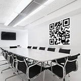 Custom QR Code Decal: Personalized Design, Easily Scannable Sticker - Decords