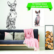 Custom Pet Artwork Wall Sticker, Personalized Animal Vinyl Decal for Wall Decoration - Decords