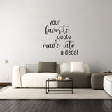 Custom Vinyl Wall Decals: Personalize Your Space with Unique Quotes Stickers - Decords