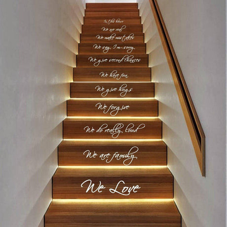 Elegant Stair Decals - Home Inspirations, Stylish Staircase Decorative Stickers - Decords