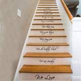 Elegant Stair Decals - Home Inspirations, Stylish Staircase Decorative Stickers - Decords