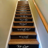 Elegant Stair Decals - Home Inspirations, Stylish Staircase Decorative Stickers - Decords