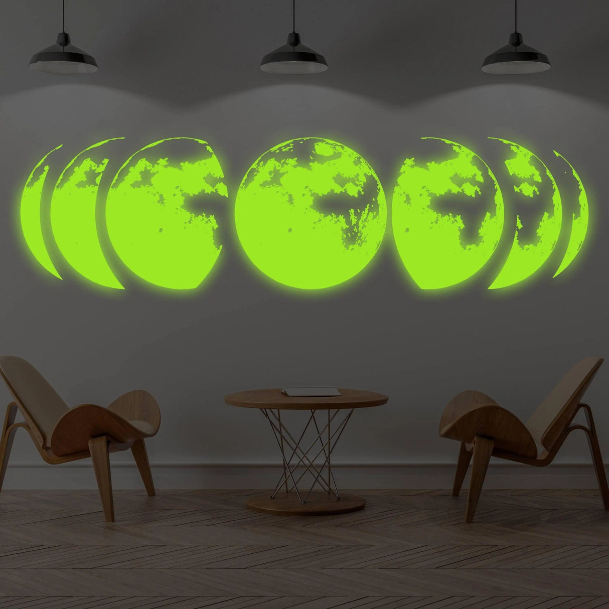 Lunar Glow Wall Art: Space Illumination with Celestial Artistry - Decords