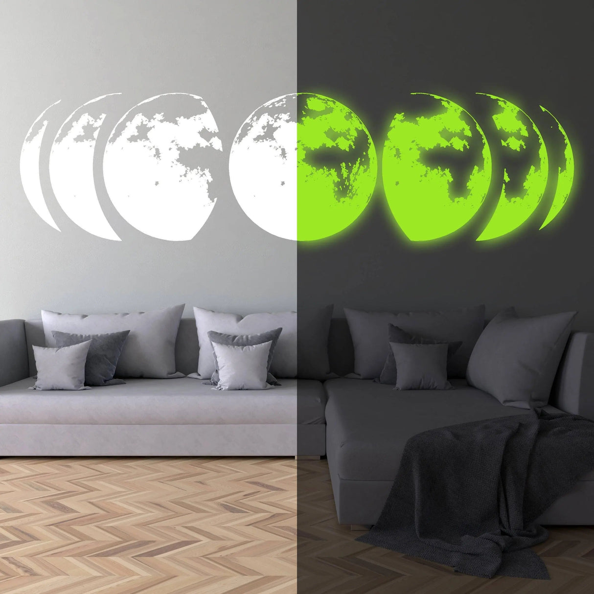 Lunar Glow Wall Art: Space Illumination with Celestial Artistry - Decords