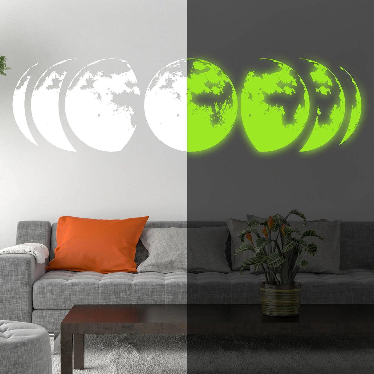 Lunar Glow Wall Art: Space Illumination with Celestial Artistry - Decords