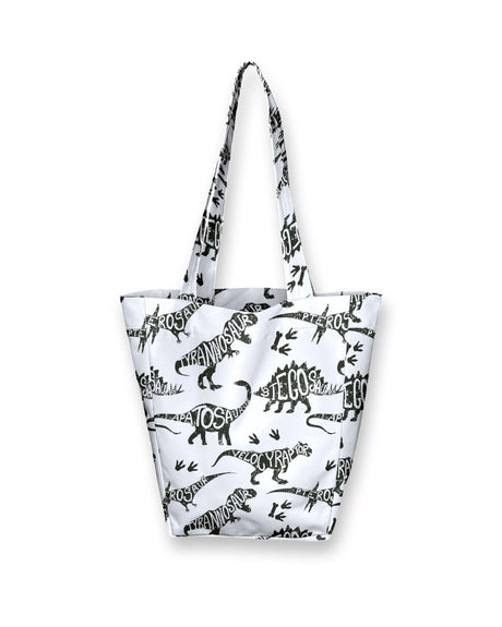 Kids Shopper Bag | White Dinosaur Tote | Eco-Friendly Kids Tote | Cute and Durable Totes  Bag for Kids - Decords