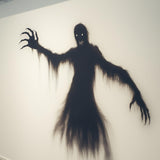 Scary Shadow Wall Sticker | Creepy Ghostly Figure Decal | Halloween Haunted House Decor | Large Spooky Ghoust Wall Sticker - Decords