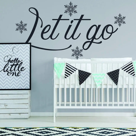 Inspirational Winter Wonderland Wall Sticker, Motivational Vinyl Wall Art Decal - Decords