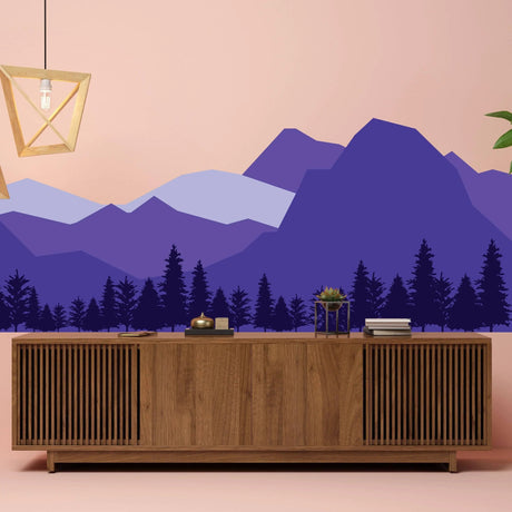 Majestic Mountain Wall Decal - Enhancing Visual Appeal with Nature Inspired Design - Decords