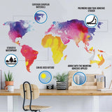 Safari Animal Wall Decal, Vinyl Sticker - Wild Adventures Themed Decoration - Decords