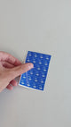 Blue Grounding Symbol Stickers | Square 'G' Electrical Component Labels | Ground Point Safety Decals | Electrician Tools and Supplies