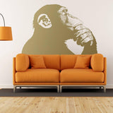 Primate Reflection Wall Sticker, Innovative Monkey Design Wall Vinyl Decal - Decords