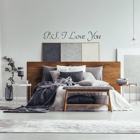 Romantic Wall Decal - Love Quote Adhesive Sticker for Interior Decoration - Decords