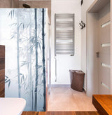 Shower Door Decal Tranquil Bamboo Forest - Ethereal Misty Reed Sticker for Bathroom Privacy - Decords