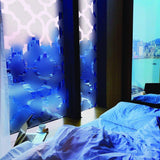 Stylish Privacy Glass Window Film - Decorative Static Cling Window Covering Film - Decords