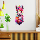 Whimsical Alpaca Wall Sticker, Delightful Wall Decal, Attention-Grabbing Wall Decals Alpacas - Decords