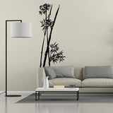 Bamboo Wall Art Decal, Paradise Wall Sticker, Tropical Bamboo Mural - Decords