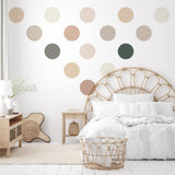 Boho Circle Wall Decals - Vibrant Kids & Children’s Removable Stickers - Decords