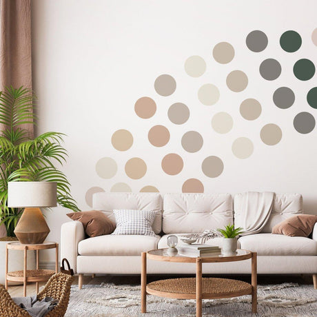 Boho Circle Wall Decals - Vibrant Kids & Children’s Removable Stickers - Decords