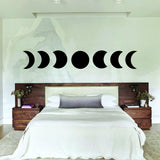 Moon Phase Wall Hanging Decor, Celestial Lunar Artwork Display - Decords