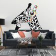 Contemplative Giraffe Wall Sticker - Vinyl Decal Art for Children's Space - Decords