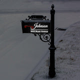 Personalized Reflective Mailbox Decal - Custom Vinyl Sticker for Increased Visibility - Decords