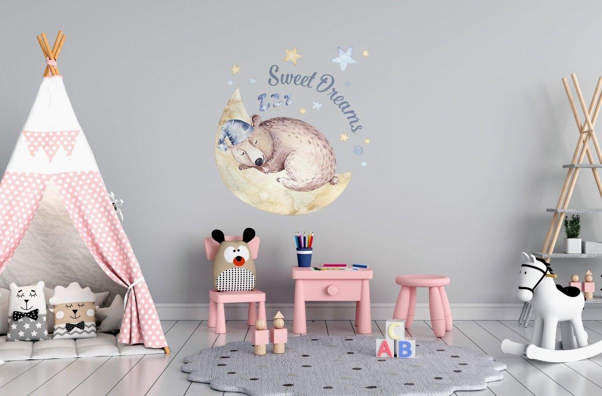 Dreamy Creatures Wall Sticker, Kids Room Wall Art Decal, Children's Decorative Vinyl - Decords