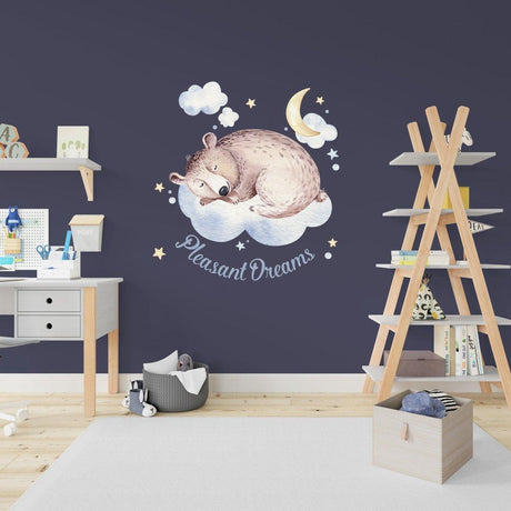 Dreamy Creatures Wall Sticker, Kids Room Wall Art Decal, Children's Decorative Vinyl - Decords