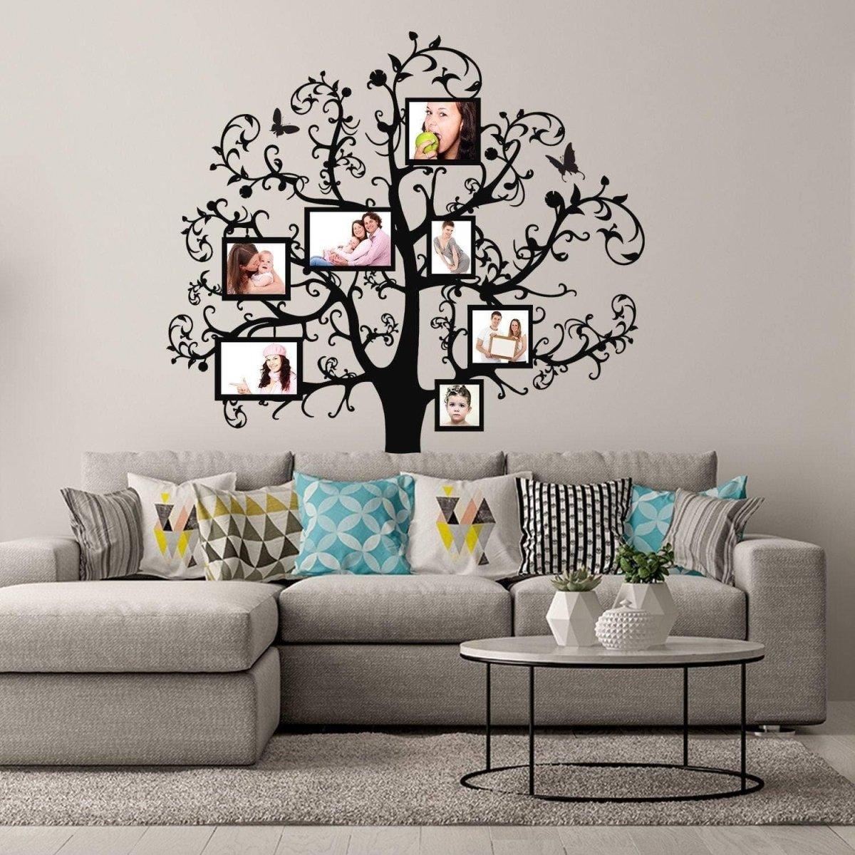 Chic Family Tree Wall Sticker Decal for Interior Decoration - Decords