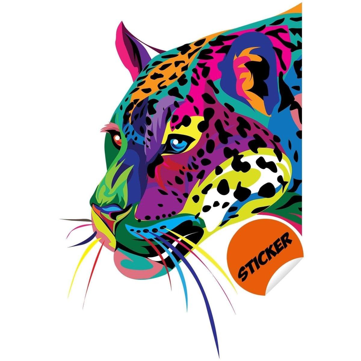 Stylish Wall Sticker Featuring a Panther Design, Sophisticated Wall Decoration - Decords