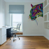 Stylish Wall Sticker Featuring a Panther Design, Sophisticated Wall Decoration - Decords