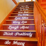 Vinyl Staircase Decals: Elegant Inspirations for a Stunning Stairway Design - Decords