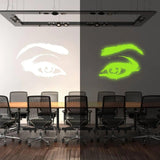 Glowing Luminescent Eye Vinyl Wall Decal: Enchanting Wall Sticker Art - Decords