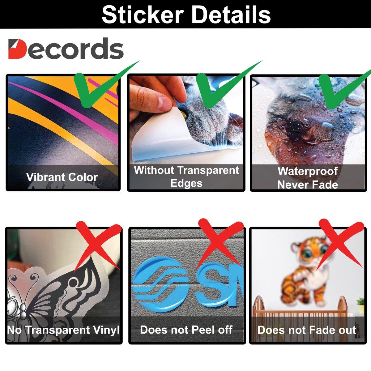 Allergy Safety Stickers - Alert for Fish Allergies - Decords