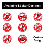 Allergy Safety Stickers - Alert for Fish Allergies - Decords