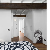 Queen Monkey Vinyl Wall Art Decal - Humorous, Playful & Creative Wall Sticker - Decords