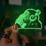 Vinyl Laptop Decals - Luminous Monkey Computer Skin Decal Stickers - Decords