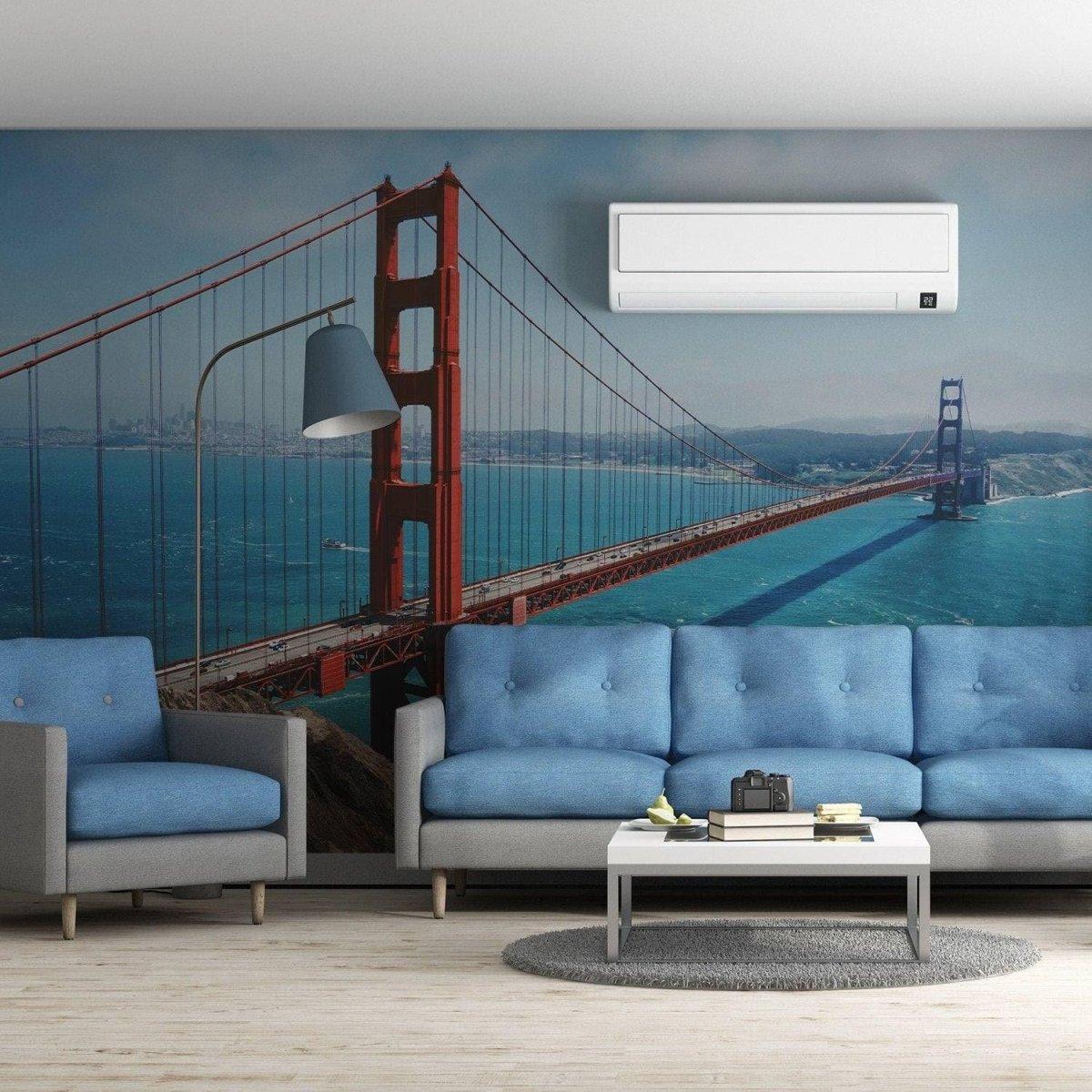 Golden Gate Bridge Vinyl Wall Decal - San Francisco Skyline Wall Art - Decords