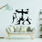 Majestic Elephant Graffiti Style Vinyl Sticker - Vibrant Wall Art Decal - Decords