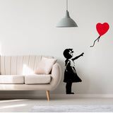 Charming Vinyl Balloon Wall Decal - Heartfelt Expression Artwork - Decords