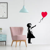 Charming Vinyl Balloon Wall Decal - Heartfelt Expression Artwork - Decords