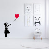 Charming Vinyl Balloon Wall Decal - Heartfelt Expression Artwork - Decords